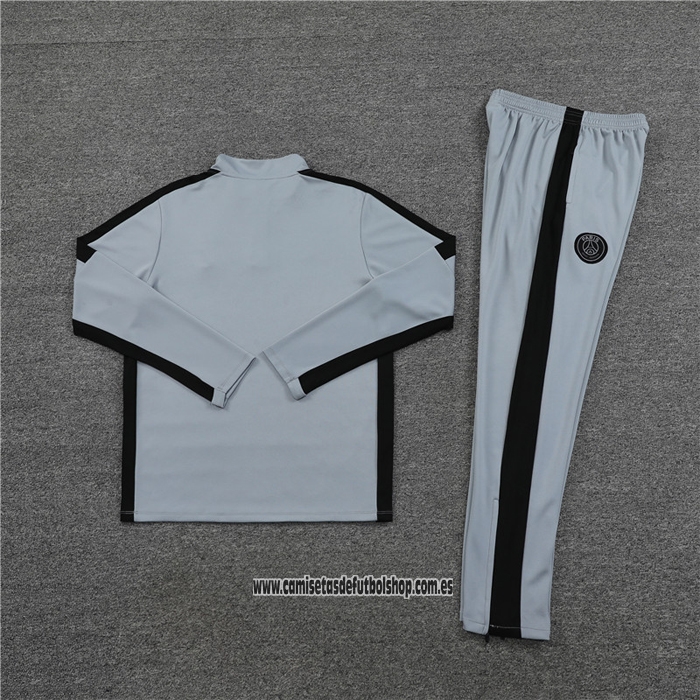 Chandal de Sudadera del Paris Saint-Germain Jordan Nino 23-24 Gris